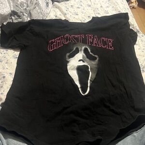 Ghost Face Black Kids T-Shirt